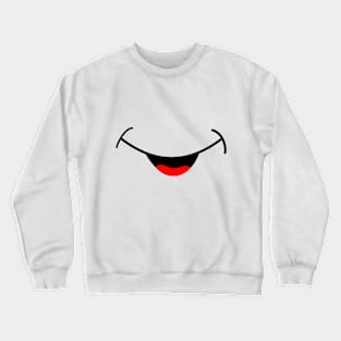 Cartoon Mouth Crewneck Sweatshirt